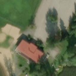 Sand Volleyball Court — aerial view