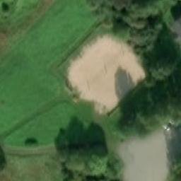 Sand Volleyball Court — aerial view