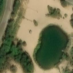 Sand Volleyball Court — aerial view