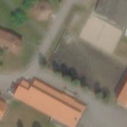 Sand Volleyball Court — aerial view
