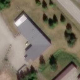 Sand Volleyball Court — aerial view