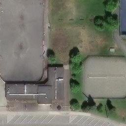Anchorage Beach Volleyball Court #6 — aerial view