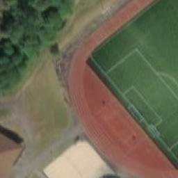Sand Volleyball Court — aerial view