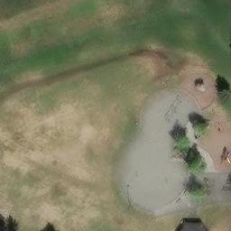 Anchorage Beach Volleyball Court #5 — aerial view