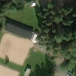 Sand Volleyball Court — aerial view