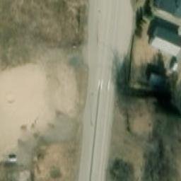 Sand Volleyball Court — aerial view