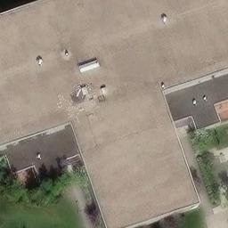 Sand Volleyball Court in Anchorage, AK — aerial view