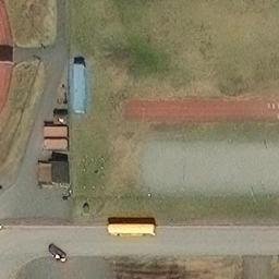 Anchorage Beach Volleyball Court #2 — aerial view