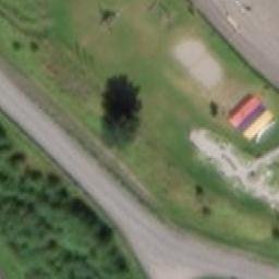 Sand Volleyball Court — aerial view
