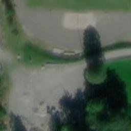 Sand Volleyball Court — aerial view