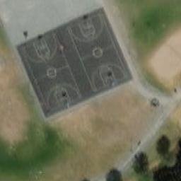 Hämeensaari, rantalentopallokenttä — aerial view