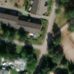 Sand Volleyball Court — aerial view