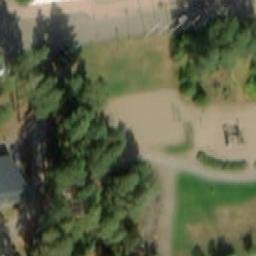 Sand Volleyball Court — aerial view