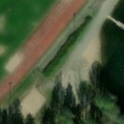 Sand Volleyball Court — aerial view