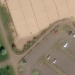 Sand Volleyball Court — aerial view