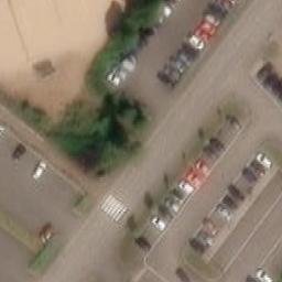 Sand Volleyball Court — aerial view
