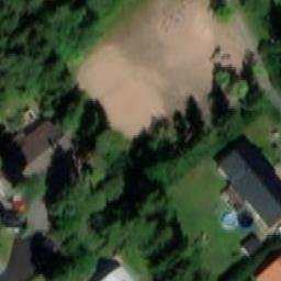 Sand Volleyball Court — aerial view