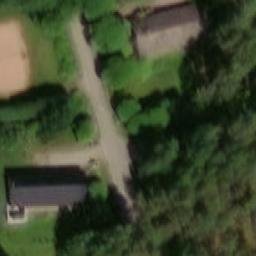 Sand Volleyball Court — aerial view