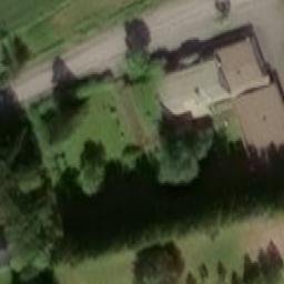 Sand Volleyball Court — aerial view