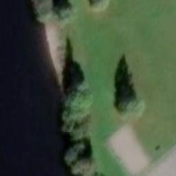 Sand Volleyball Court — aerial view