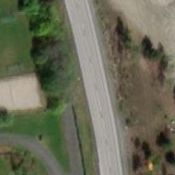 Sand Volleyball Court — aerial view
