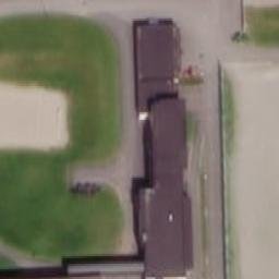 Sand Volleyball Court — aerial view