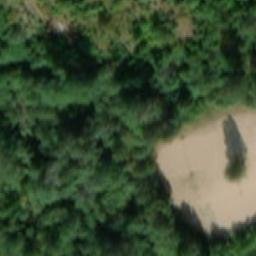 Sand Volleyball Court — aerial view