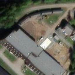 Grass Volleyball Court — aerial view