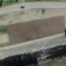 Sand Volleyball Court — aerial view