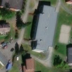 Sand Volleyball Court — aerial view