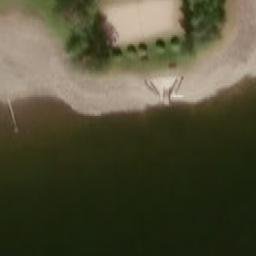 Sand Volleyball Court — aerial view