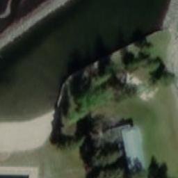 Sand Volleyball Court — aerial view