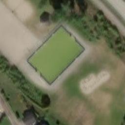 Sand Volleyball Court — aerial view