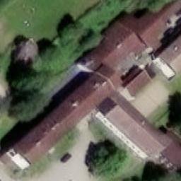 Sand Volleyball Court — aerial view