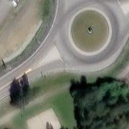Sand Volleyball Court — aerial view