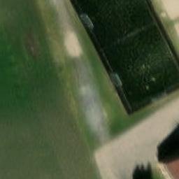 Sand Volleyball Court — aerial view