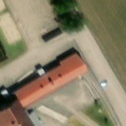 Sand Volleyball Court — aerial view