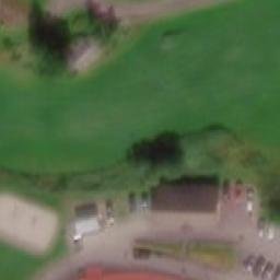 Sand Volleyball Court — aerial view