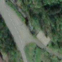 Sand Volleyball Court — aerial view
