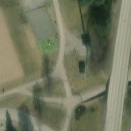 Sand Volleyball Court — aerial view