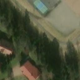 Sand Volleyball Court — aerial view