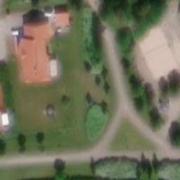 Sand Volleyball Court — aerial view