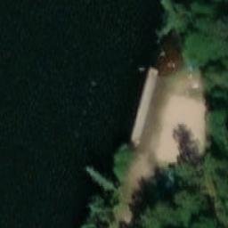 Sand Volleyball Court — aerial view