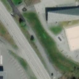 Sand Volleyball Court — aerial view