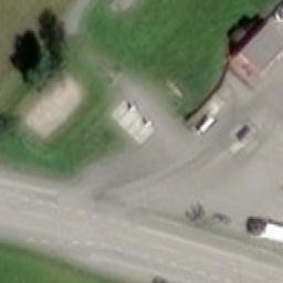 Sand Volleyball Court — aerial view