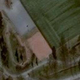 Sand Volleyball Court — aerial view