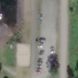 Sand Volleyball Court — aerial view