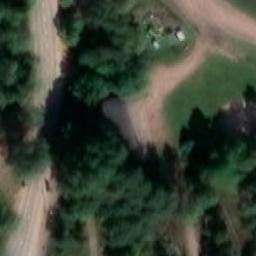 Sand Volleyball Court — aerial view