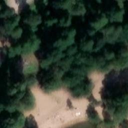 Sand Volleyball Court — aerial view