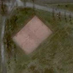 Sand Volleyball Court — aerial view